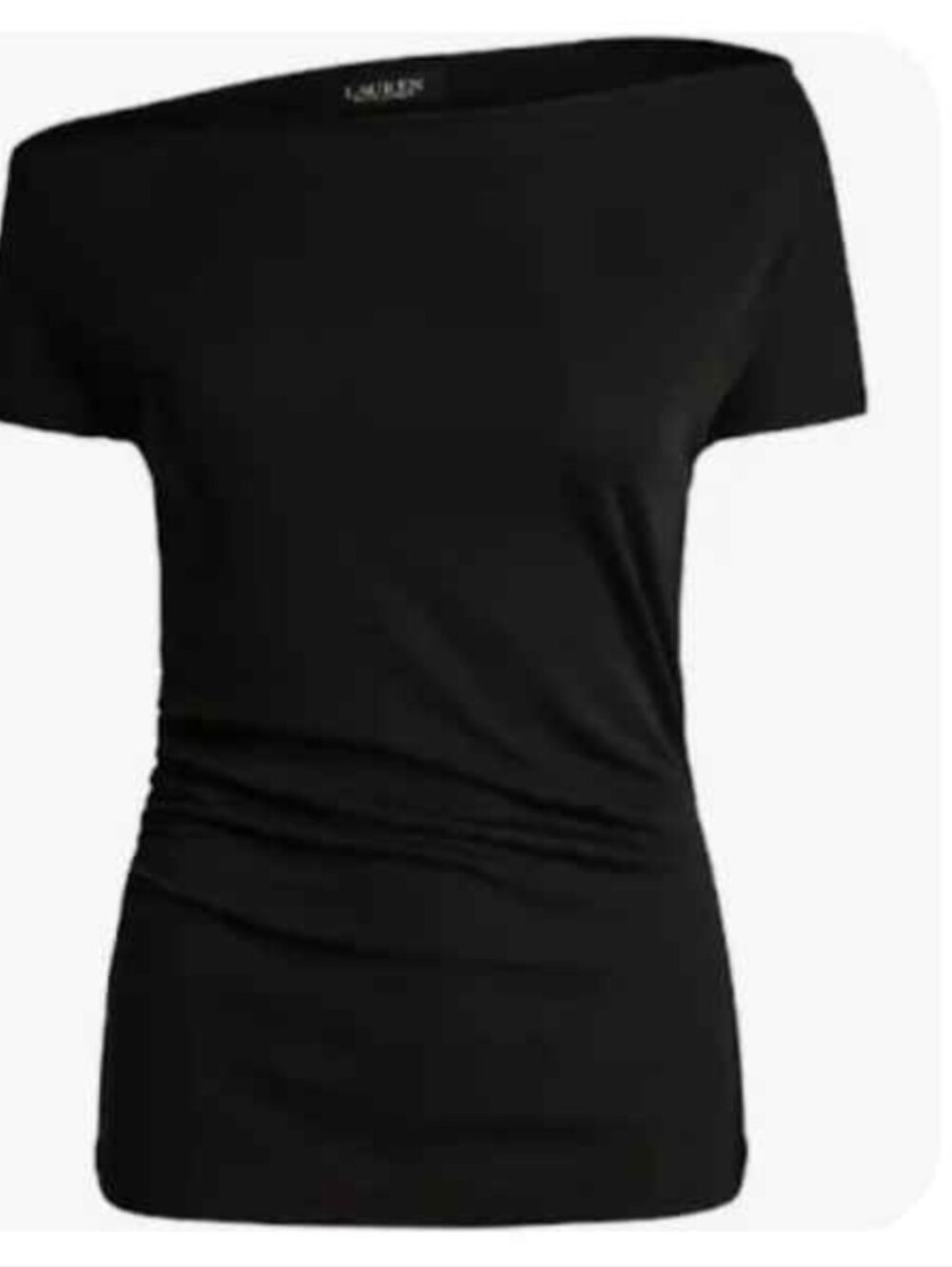 Ralph Lauren Asymmetrical Top Off The Shoulder 2XL 16/18